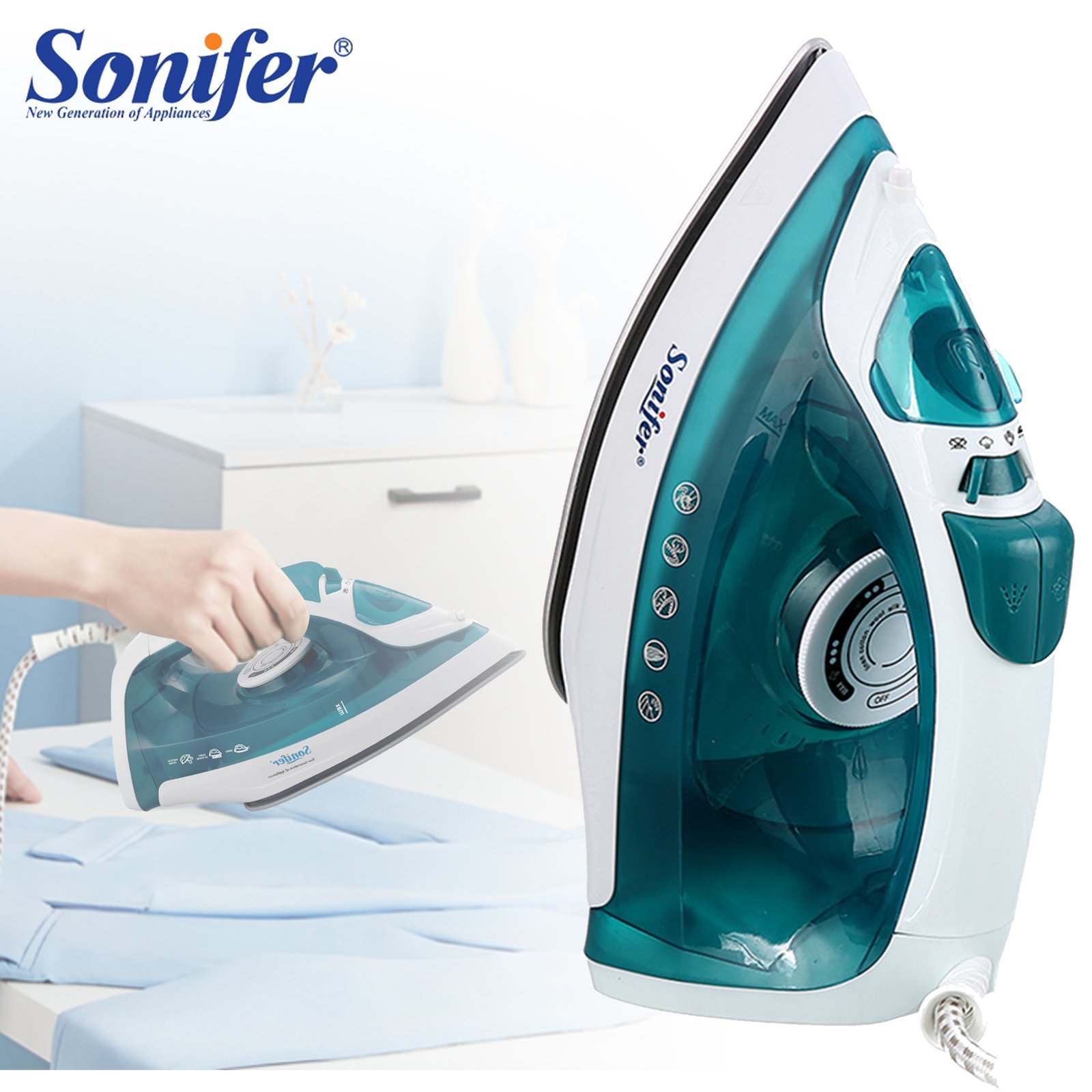 High Power Quality Electric Vertical Clothes Used Steam Iron Garment Steamer
