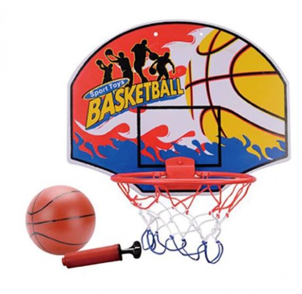 Mini Basketball Hoop Kids Game Set Plastic Backboard In/Outdoor Gifts