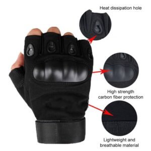 Sport Fit Half finger Outdoor Gloves Mesh Thin Quick-Drying Men's and Women's Sports, mountaineering, fitness, driving, cycling, gloves with wear-resistant