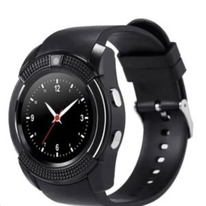 V8 Smartwatch Touch Screen With Camera/SIM Card Slot-Black