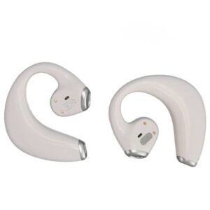 Language Translator Earbuds, JR02 Smart White Supports 144 Languages 5.3 Translator Earphones for Music for Sports