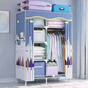 Two-Columns Strong Portable Wardrobe