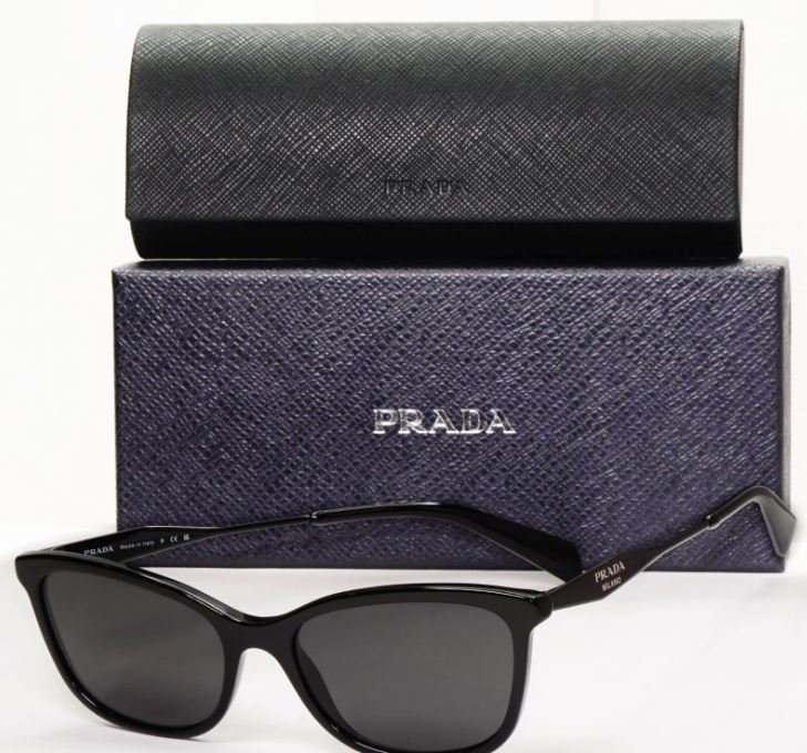 Prada Sunglasses Black Square Glossy