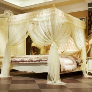 4 Corn Stands Unbreakable Metal U-shape Easy Unpick and Wash Mosquito Net