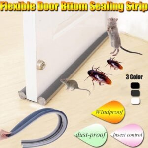 Soundproof Reduce Noise Door Bottom Sealing Weather Strip Under Door Draft Guard New Under Door Draft Guard Stopper 90Cm