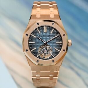 Audemars Piguet Royal Oak Rose Gold Blue