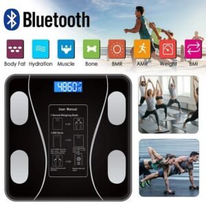 Body Fat Scale Smart Wireless Digital Bathroom Weight Scale Body Composition Analyzer With Smartphone App Bluetooth-compatible
