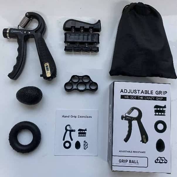 5-Piece Hand Grip Strength Trainer Kit