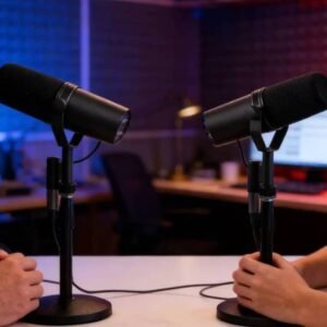 SM7B Vocal Microphones with Desktop Stands