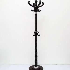 Modern Metal Coat Rack, Hall Coat Tree with Hooks for Coats, Hats, Bags, Purses, for Entryway, Hallway, Rlack, Bedroom, Office, with Stable