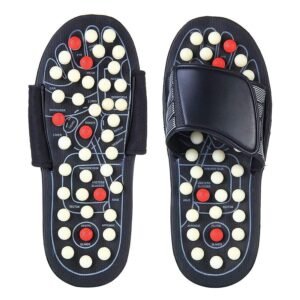 Acupressure Foot Massager Slippers for Men & Women – Magnetic Therapy Accu Paduka Sandals – Natural Reflexology Foot Pain Relief, Improved Blood