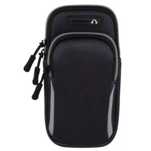 Running Phone Armband, Adjustable Sport Arm Holder Case for Phones up to 6.5 or 7.2 in, Gym and Outdoor Use
