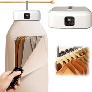 Portable Clothes Dryer, Convenient Compact Mini Laundry Dryers with Remote Control/Dryer Bag/1-8 Hours Timing/2-Speed Adjustment,
