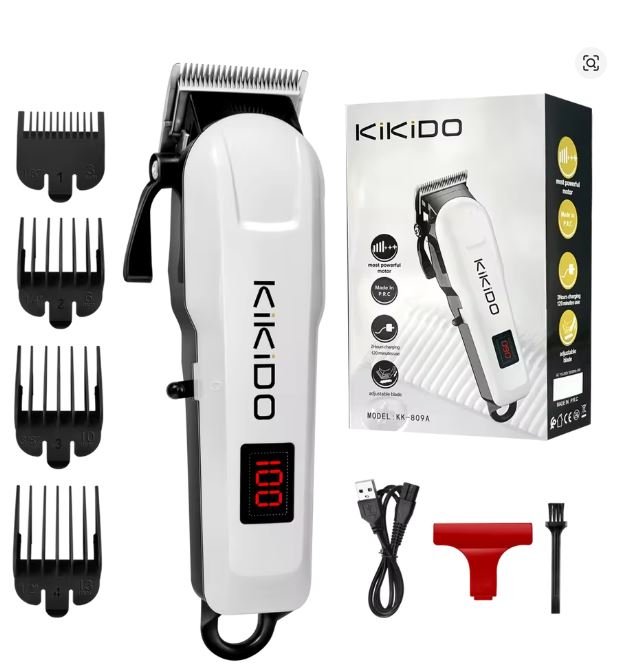Professional Clipper Hair Men Cordless Electric Hair Cutting Machine Portable Adjustable Rechargeable Clipper For Barbe